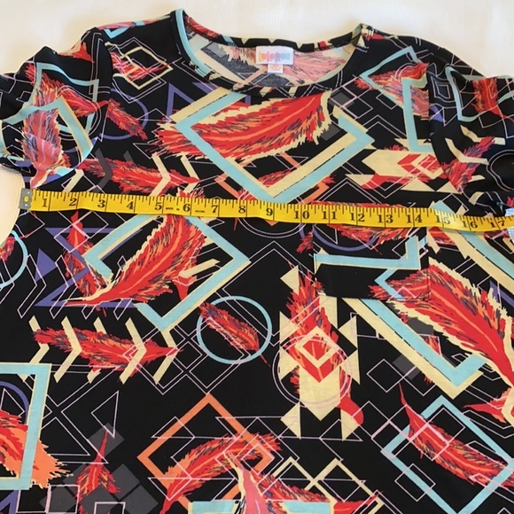 LuLaRoe Carly multicolored dress size XS - Picture 6 of 11